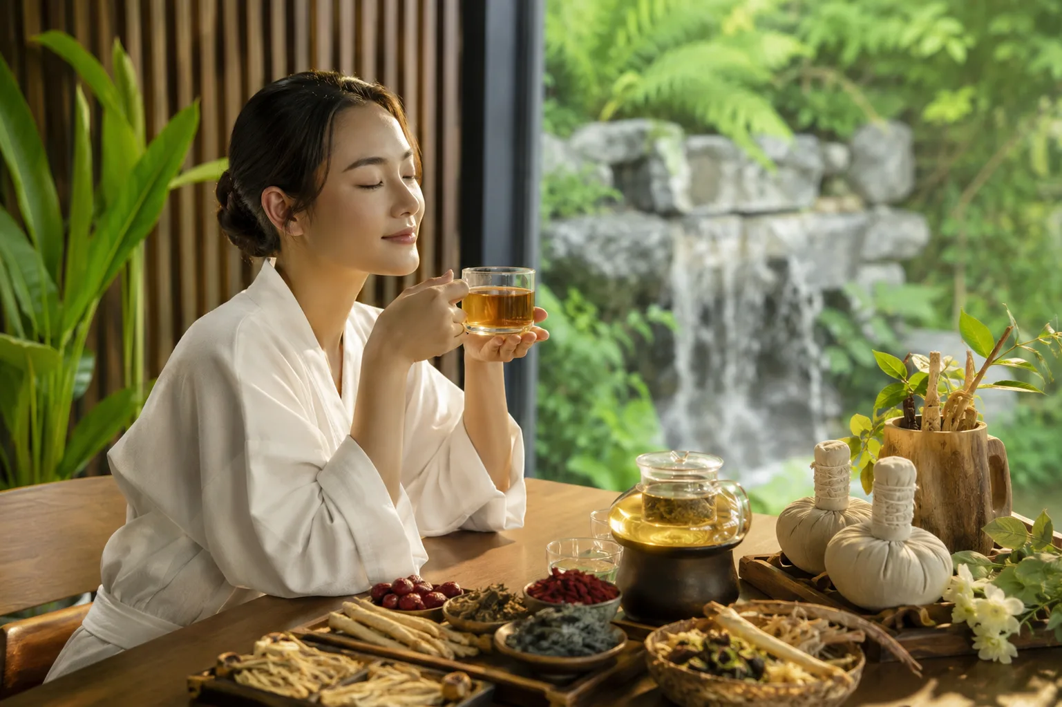 Trải nghiệm phục hồi ngự trà thảo