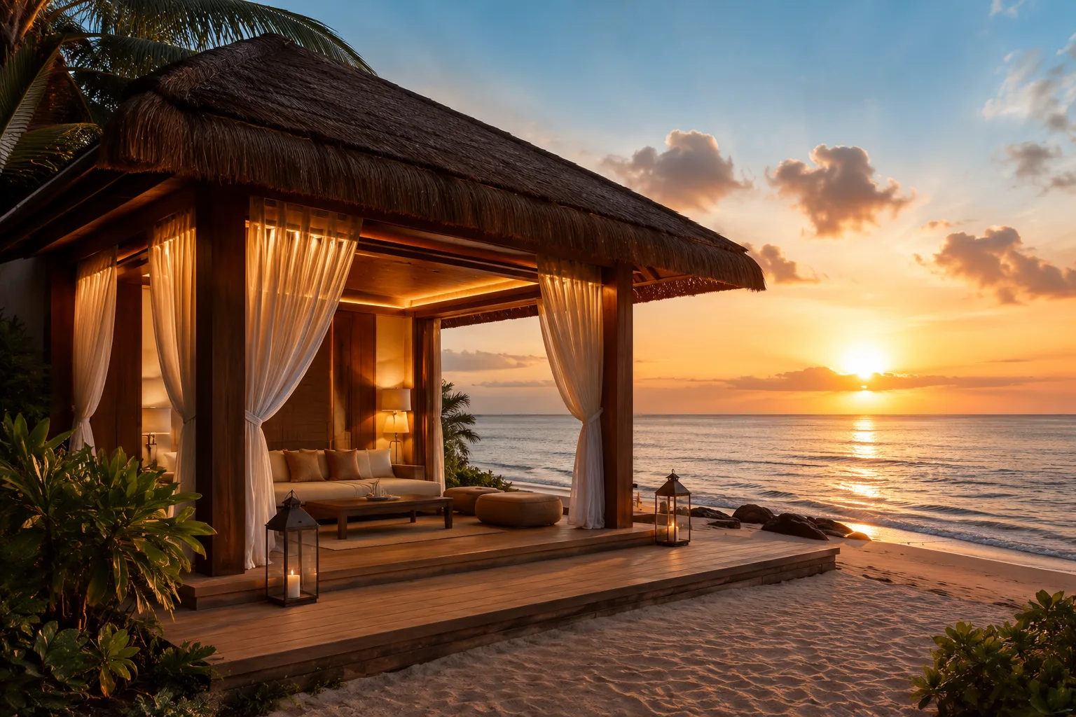 Vòm rủ cát phơi bóng tàn 5 sao - 9999 resort