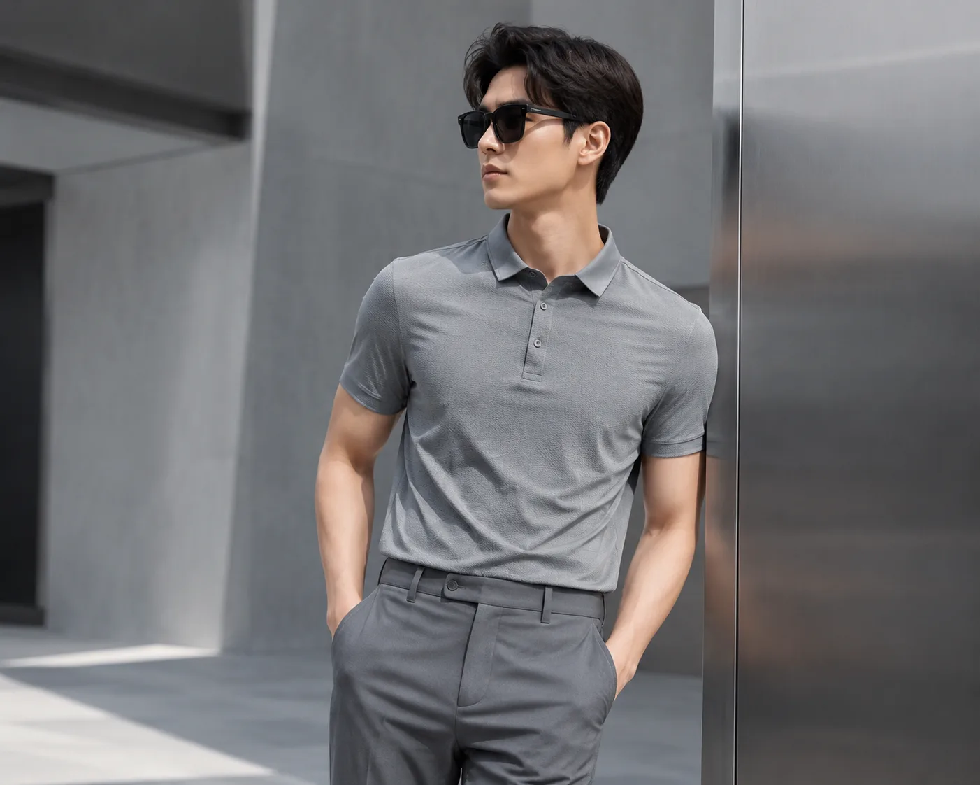 BST Nam 3D Tech Grey độc bản mùa Hè