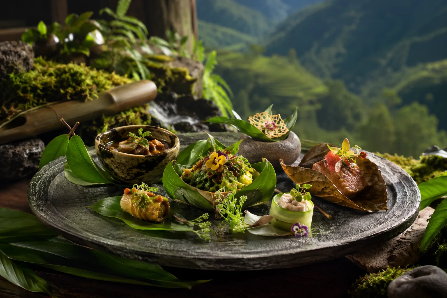 Ẩm thực Bản nương hữu cơ